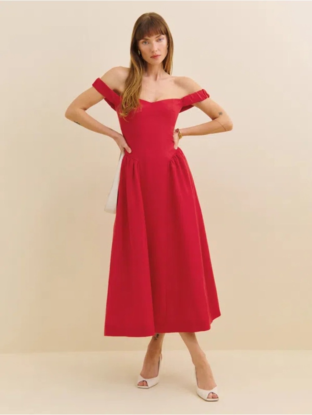 NWT Reformation Monet Linen Dress